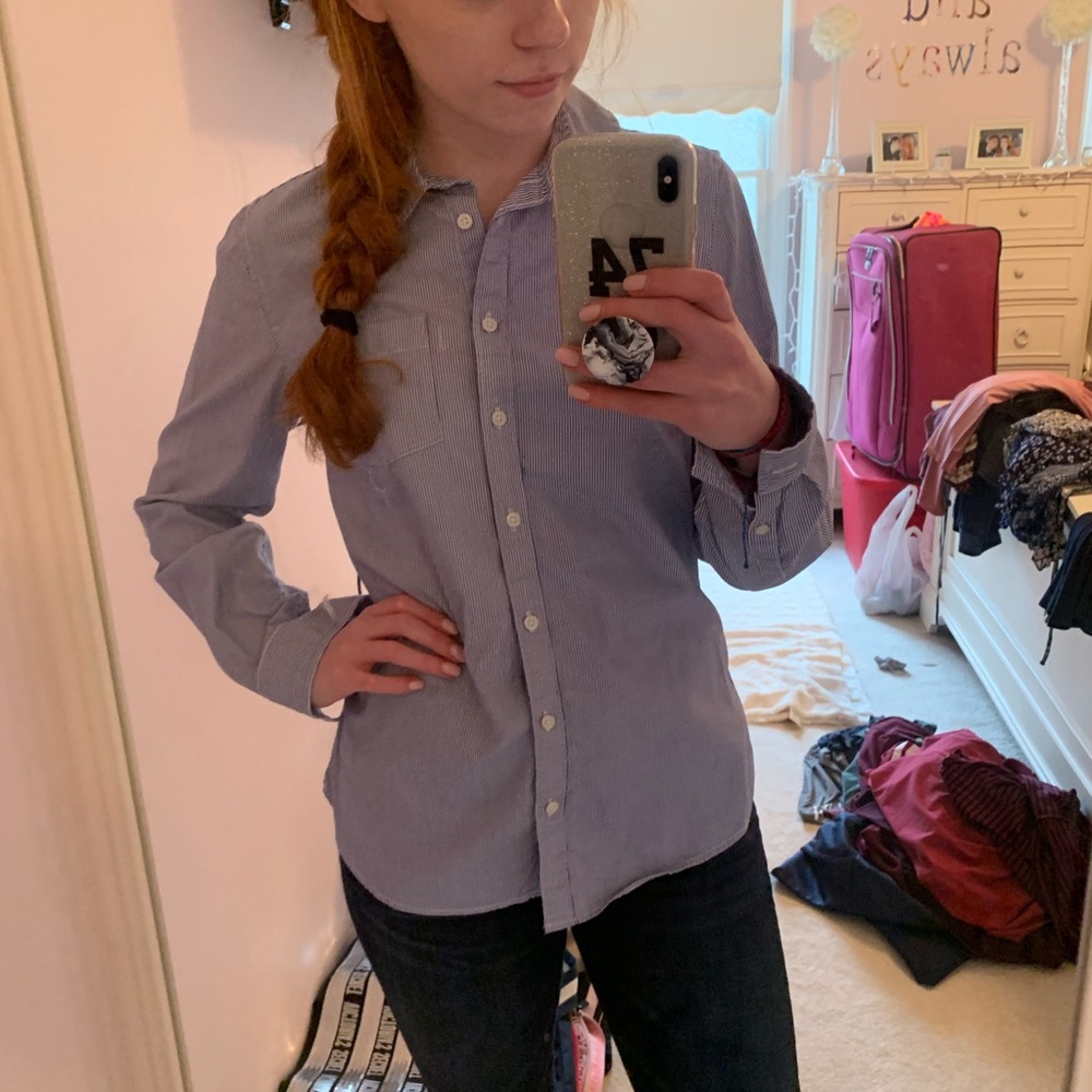 NWOT tommy hilfiger button up top
